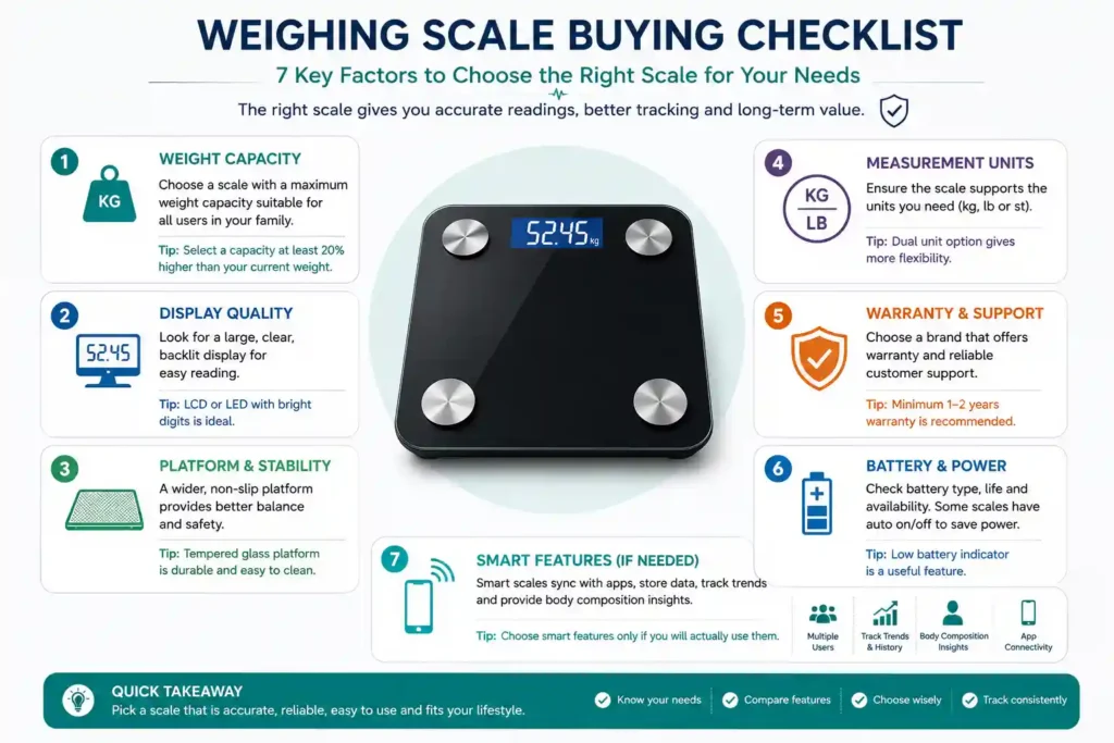 How to choose the best weighing scale for home use